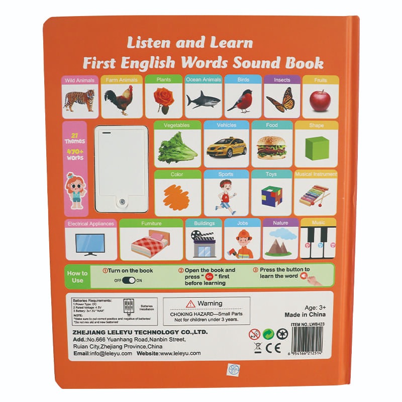 Interactive Talking Sound Book for Kids